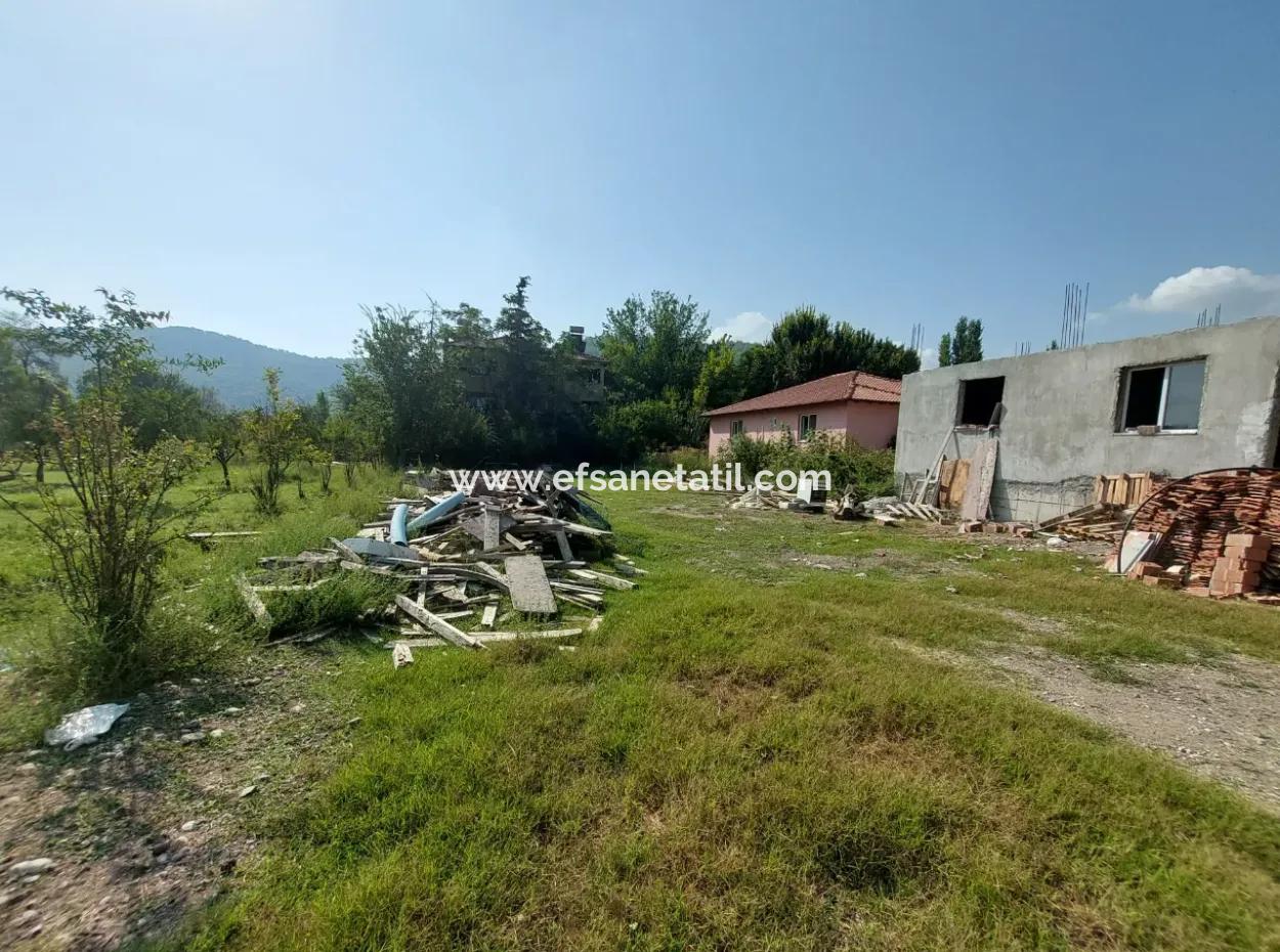 2.500 M² Detached Title Deed Investment Land For Sale In Ortaca Kemaliye