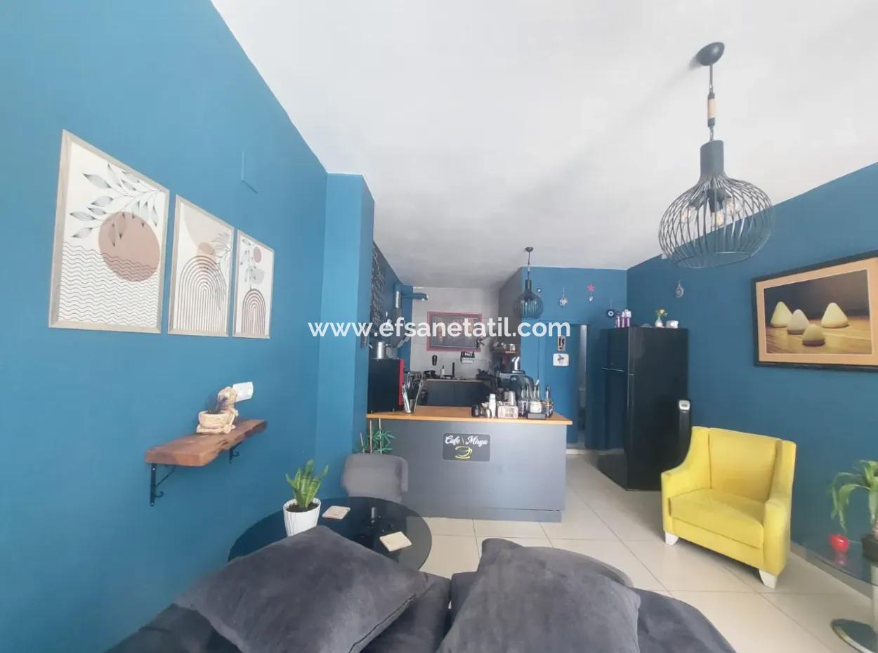 Workplace Cafe Close To The Lake In The Center Of Muğla Köyceğiz Is For Sale