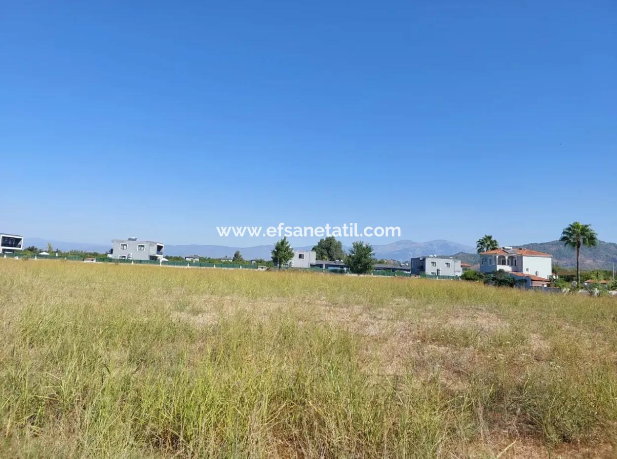 Land Within The Zoning Plan Of 500 M2 Detached Title Deed In Ortaca Archers Is For Sale
