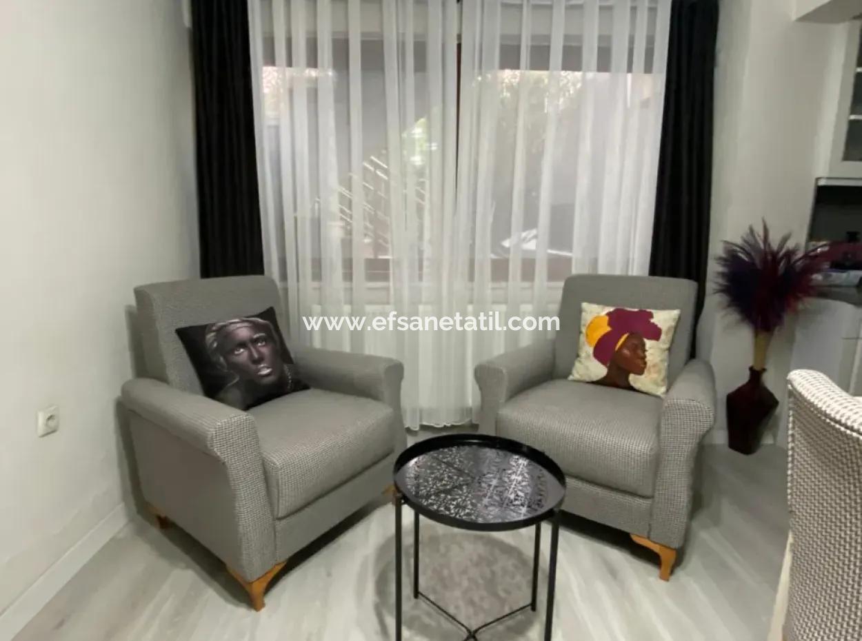 Ortaca Ekşiliyurt 2 1 Furnished Apartment For Rent On A Plot Of 700 M2 With Swimming Pool