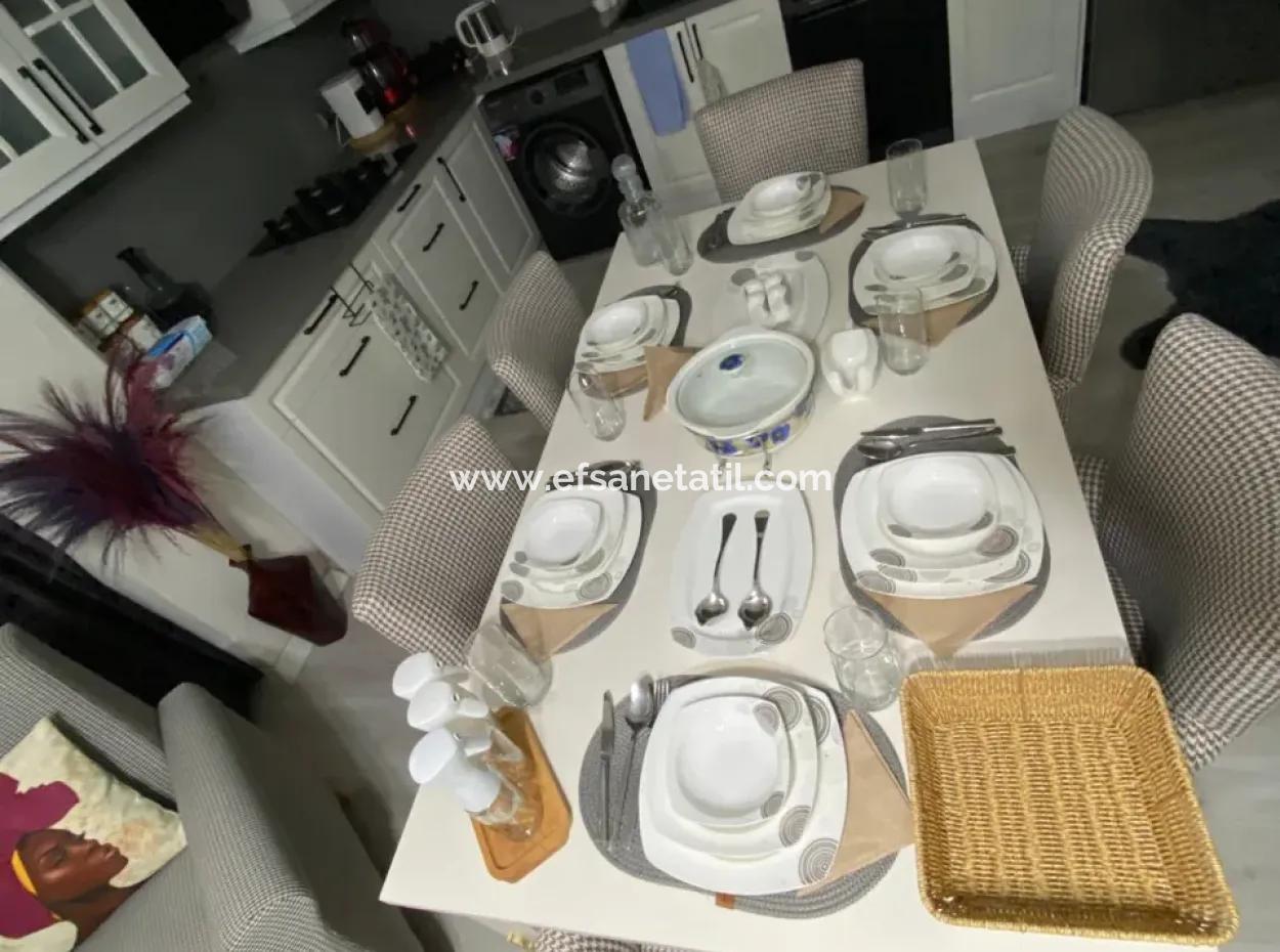 Ortaca Ekşiliyurt 2 1 Furnished Apartment For Rent On A Plot Of 700 M2 With Swimming Pool