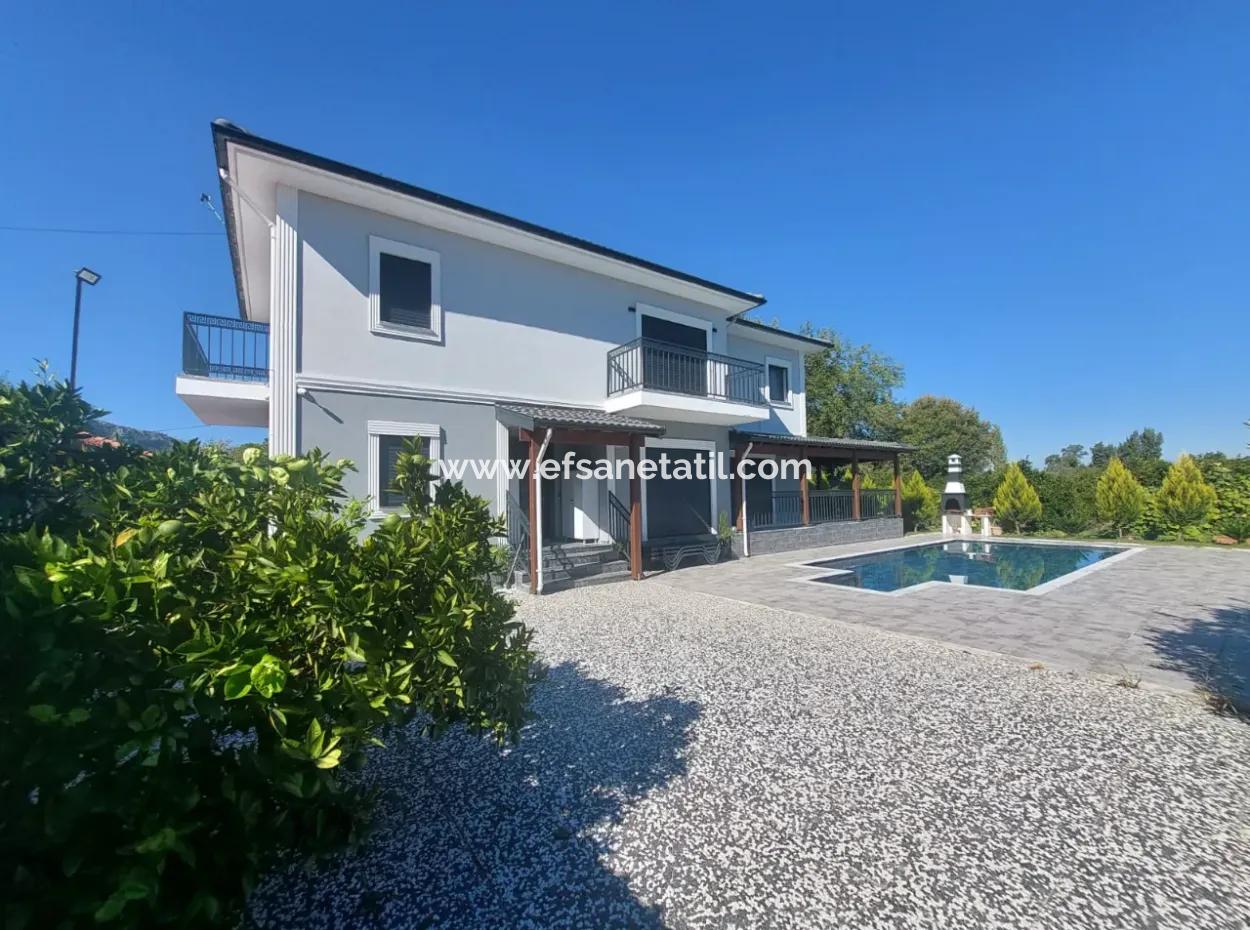Muğla Ortaca Okçular 4 1 Fully Furnished New Villa With Swimming Pool For Rent