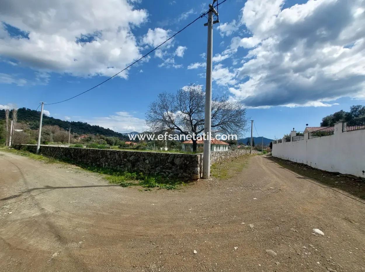 1 000 M2 Land For Sale In Muğla Köyceğiz Çandır Center