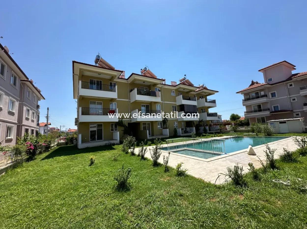 For Rent 2 1 Flat With Pool In Ortaca Karaburun