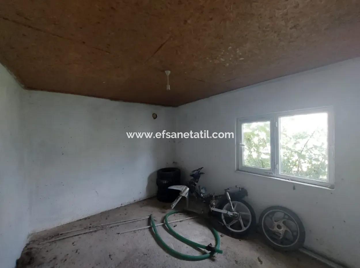 Muğla, Köyceğiz, Kavakarası 500 M2 Land 80 M2 2 1 Bargain Village House For Sale