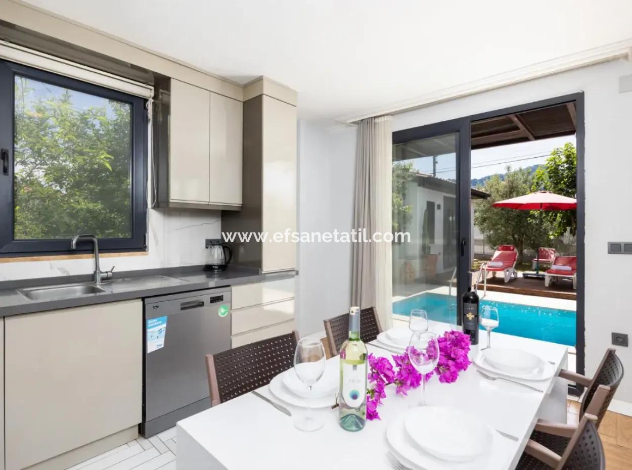 Furnished Luxury Villa With Swimming Pool In Dalyan For 6 Months Rent