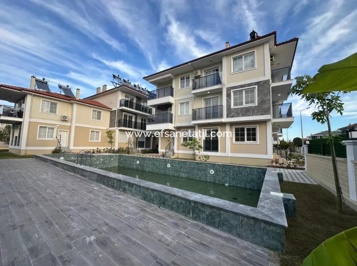 2 1 New Pool Flat For Sale In Ortaca Cumhuriyet