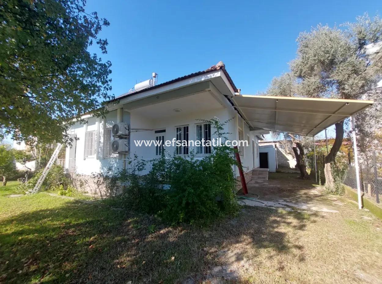 3 1 Fully Furnished Detached House For Rent On 750 M2 Land In Ortaca Kemaliye