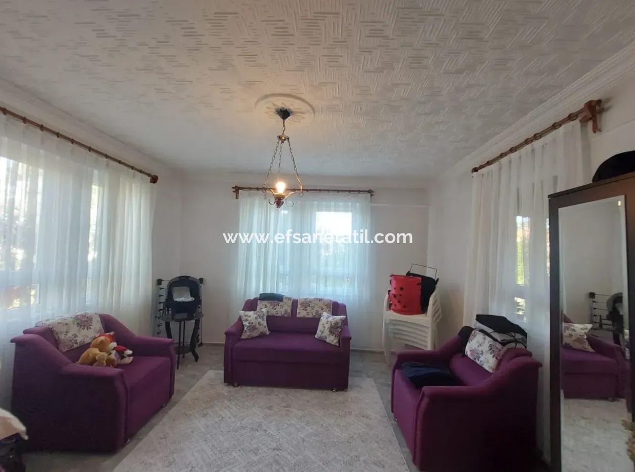 A House With 4 1 And 3 1 Swimming Pools On 645 M2 Land In Ortaca Kemaliye Is For Sale Or Exchange.