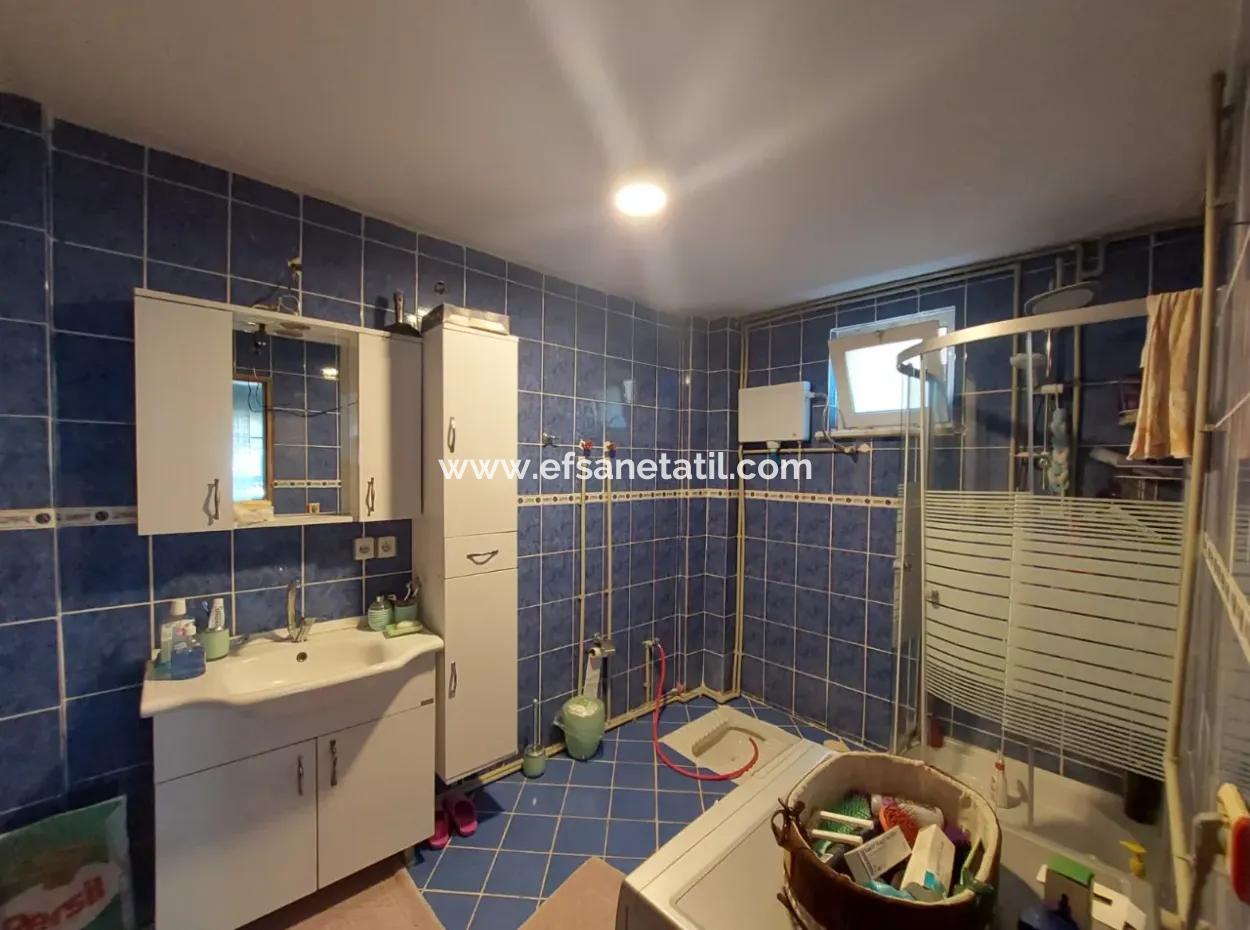 A House With 4 1 And 3 1 Swimming Pools On 645 M2 Land In Ortaca Kemaliye Is For Sale Or Exchange.