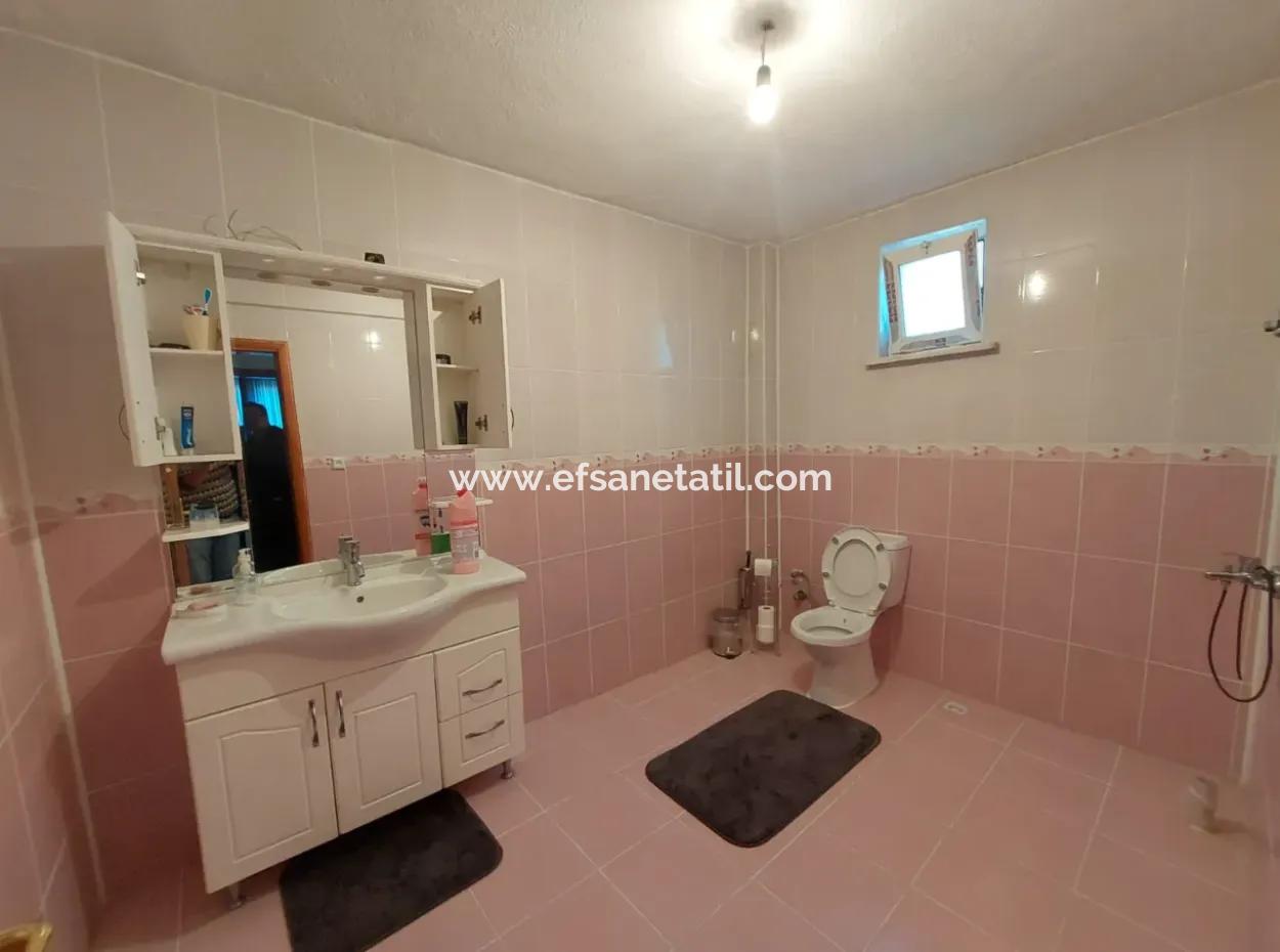 A House With 4 1 And 3 1 Swimming Pools On 645 M2 Land In Ortaca Kemaliye Is For Sale Or Exchange.