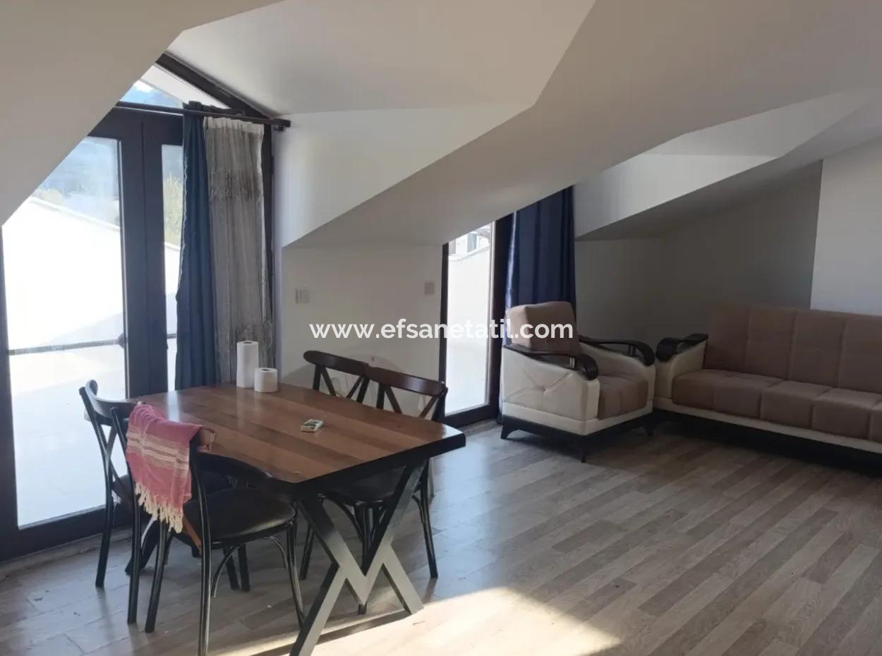 Ortaca Dalyanda Swimming Pool 80 M2, 2 1 Furnished Flat For Rent