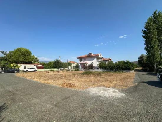504 M2 Corner Parcel Land With 250 M2 Construction Permit For Sale In Dalyan Okçular