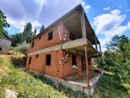 Denizli Çameli Kizilyaka 2-Storey Detached House With Nature View For Sale