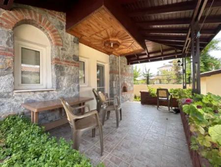 3 1 Independent Furnished Stone Villa For Rent In A Site Of 6 Villas In Dalyan, Muğla