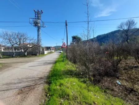 1000 M2 Land Front To The Main Road In Ortaca Okçular For Sale