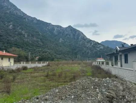 1000 M2 Detached Land With Zoning For Sale In Ortaca Mergenli