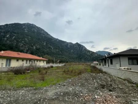 1000 M2 Detached Land With Zoning For Sale In Ortaca Mergenli