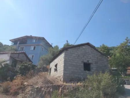 485 M² Zoned Land For Sale In Muğla Ortaca Sarigerme Center – Village House With Warehouse