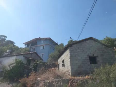 485 M² Zoned Land For Sale In Muğla Ortaca Sarigerme Center – Village House With Warehouse
