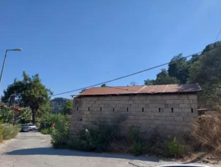 485 M² Zoned Land For Sale In Muğla Ortaca Sarigerme Center – Village House With Warehouse