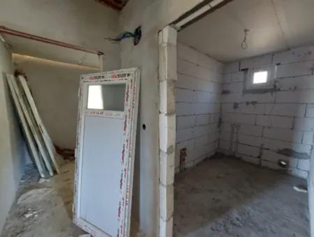 On 763 M2 Land In Ortaca Gökbel, Rough Construction 70 M2, 2 1 Prefabricated House For Sale