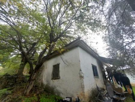 Village House With Title Deed For Sale In Nature In Muğla Fethiye İnlice