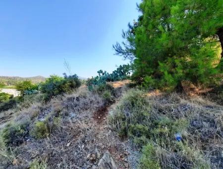 Plot Of Land With Sea Views For Sale In Fethiye Ciftlikkoy