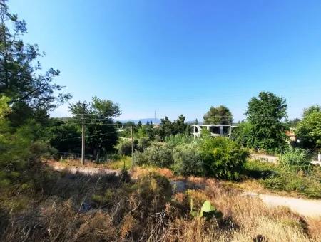 Plot Of Land With Sea Views For Sale In Fethiye Ciftlikkoy