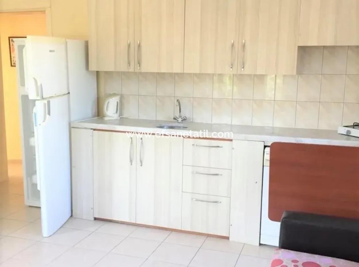 Dalyanda Kiralık Giriş Kat Eşyalı 1+1 Daire