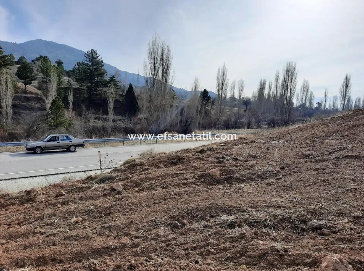 Çameli Kınıkyerinde Acıpayam Yoluna Sıfır 15.250 M2 Kelepir Arazi Satılık