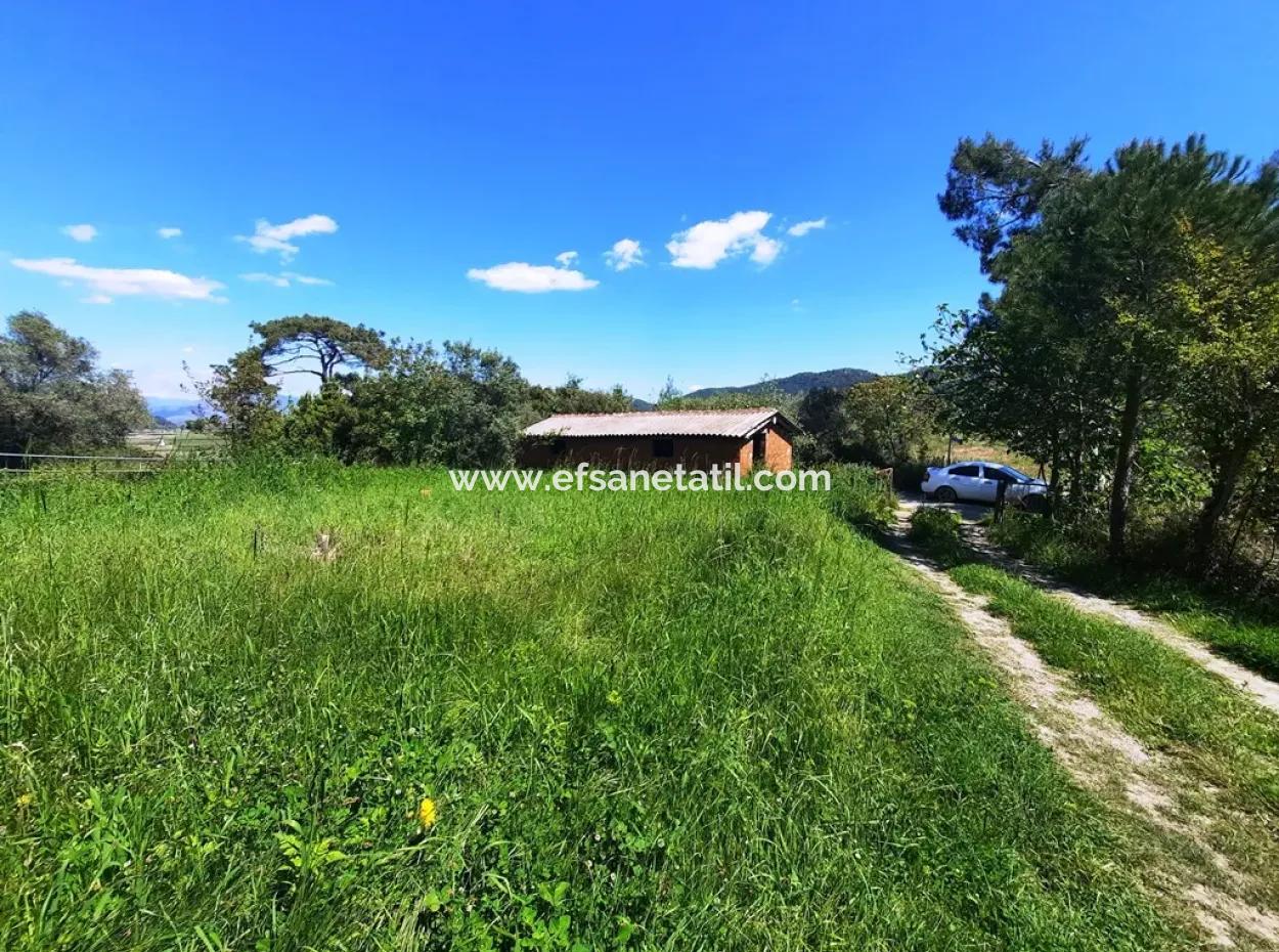 Ortaca Sarıgermede Satılık Deniz Manzaralı 600 M2 Arsa Ve Müstakil Ev