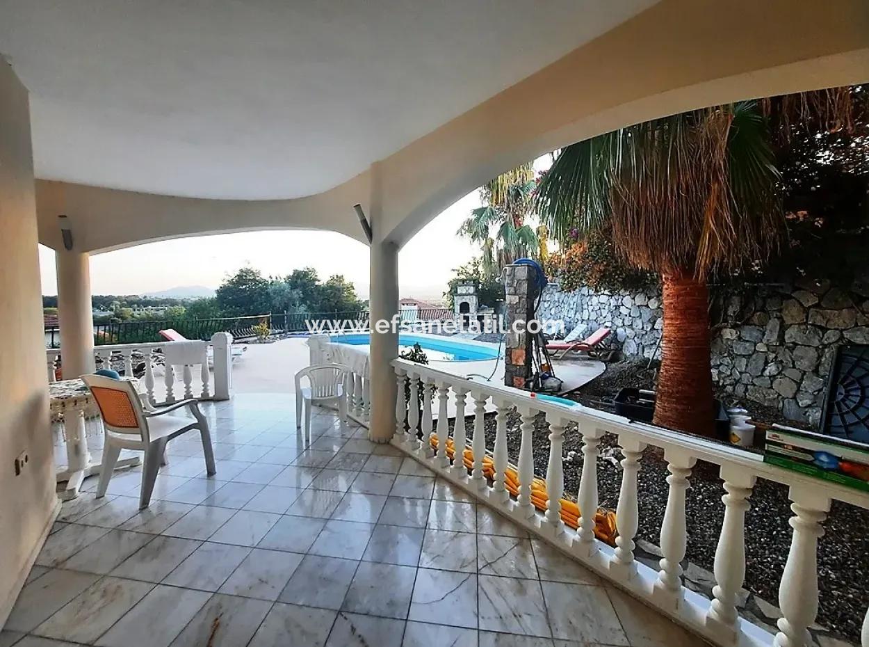 Dalaman Gürköyde Satılık Ful Doğa Manzaralı Yüzme Havuzlu Müstakil Villa