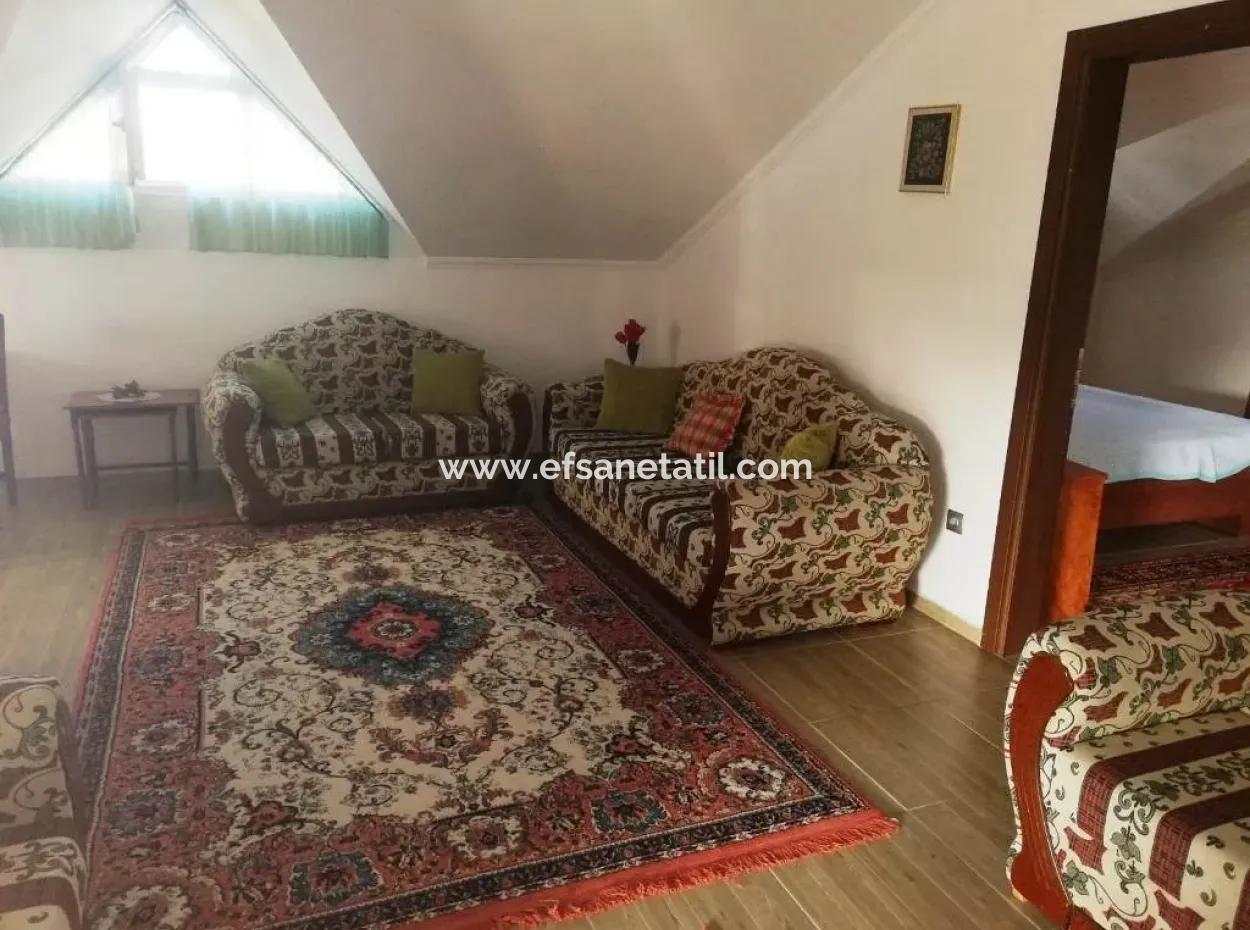 Fethiye Çalış Ta Eşyalı Kiralık Çatı Katı