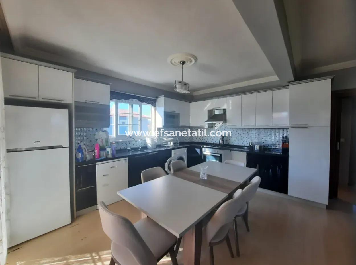 Muğla Ortaca Güzelyurtta Kiralık Eşyalı Bakımlı Ve Bahçeli 130 M2 2+1 Daire