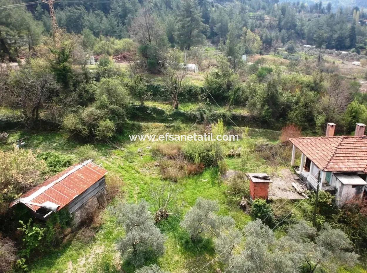 Dalaman Gürleyikte Satılık Taş Köy Evi