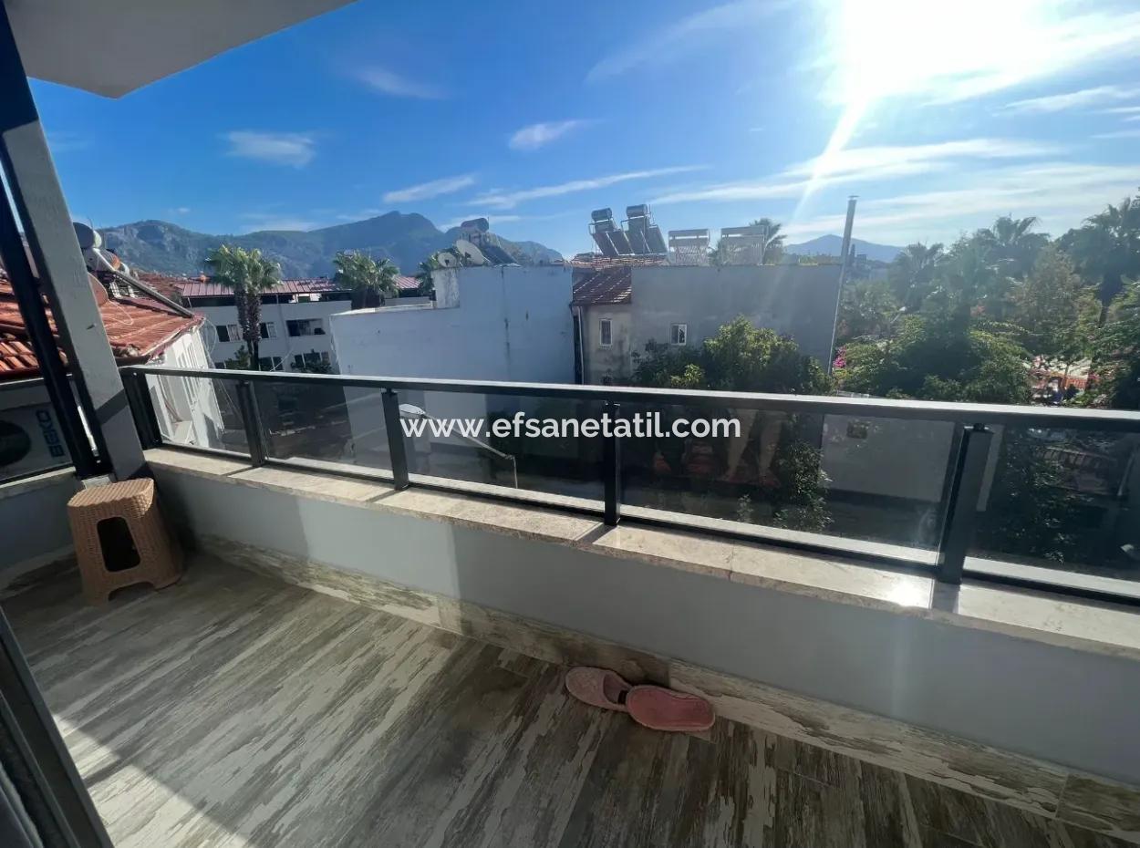 Muğla Ortaca Dalyan Merkezde, Eşyalı 1+1 Daire Kiralık