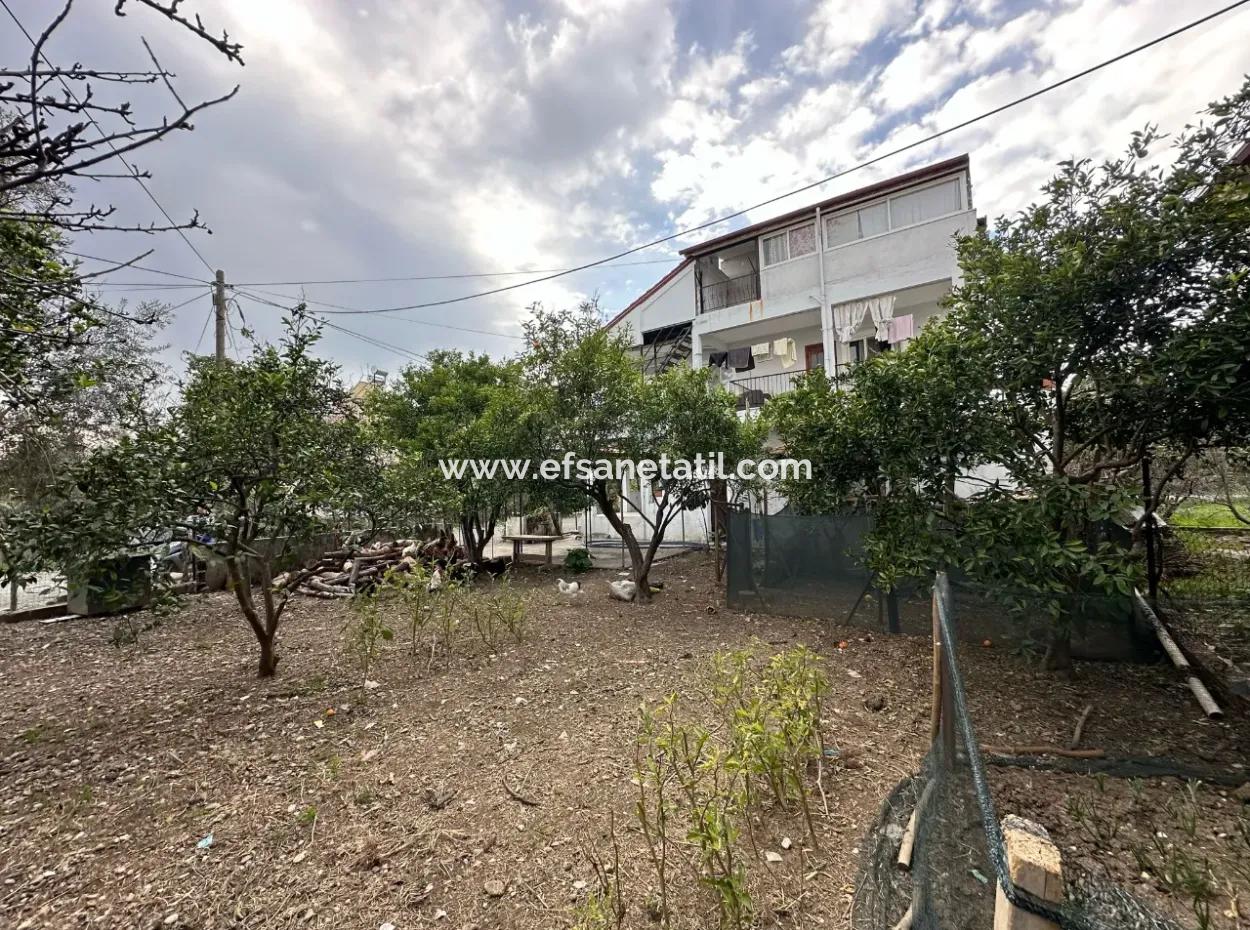 Ortaca Cumhuriyet Mah. 357 M2 Arsa İçinde 3 Katlı Ev Komple Satılık