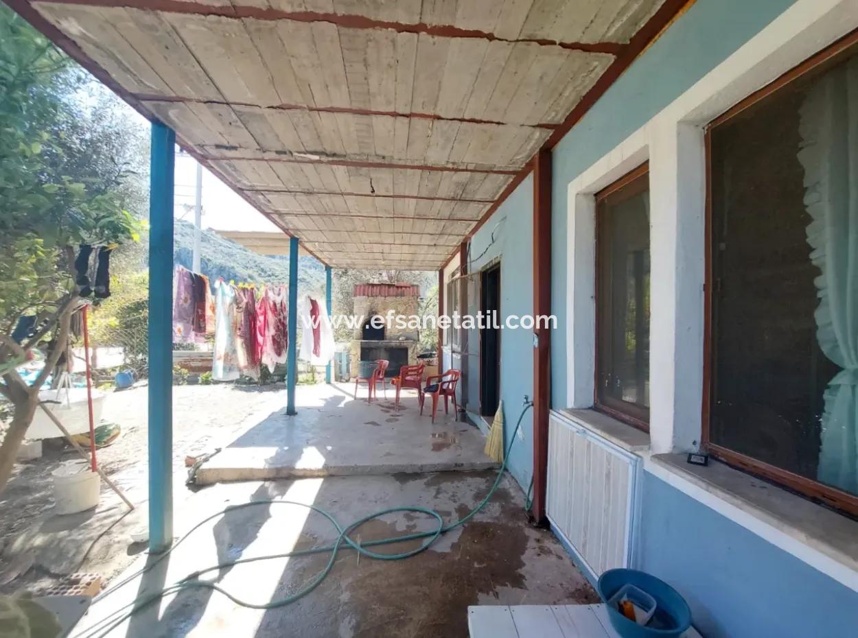 Muğla Ortaca Mergenli’de 500 M² Arsada 2 Katlı Müstakil Ev Satılık