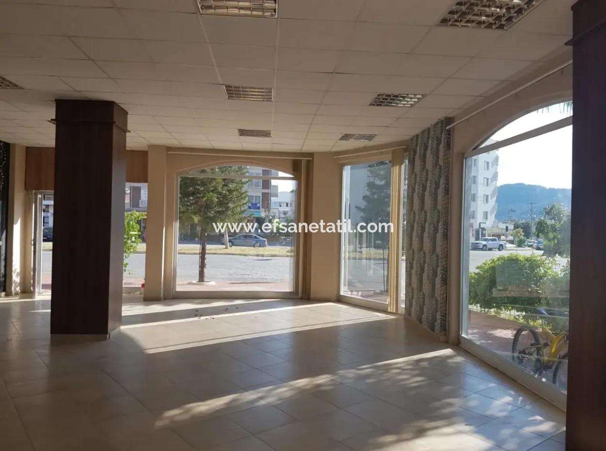 Ortaca Dalyan Anayol Kenarında Köşe Başı 120 M2 Kiralık Dükkan