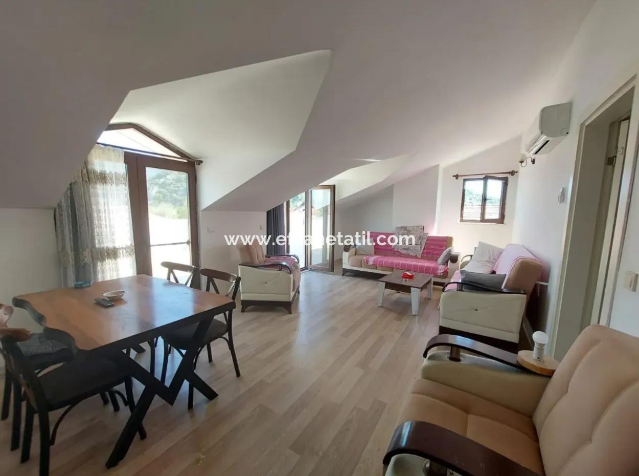 Ortaca Dalyanda Yüzme Havuzlu 80 M2, 2+1 Eşyalı Daire 6 Aylık Kiralık