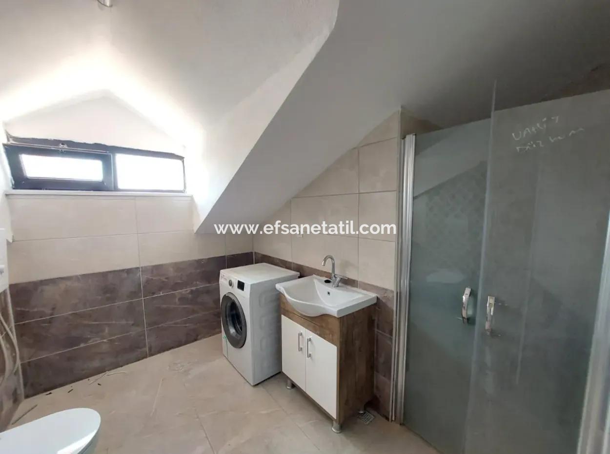 Muğla Ortaca Dalyanda Eşyalı 1+1 Sıfır  Çatı Katı Kiralık