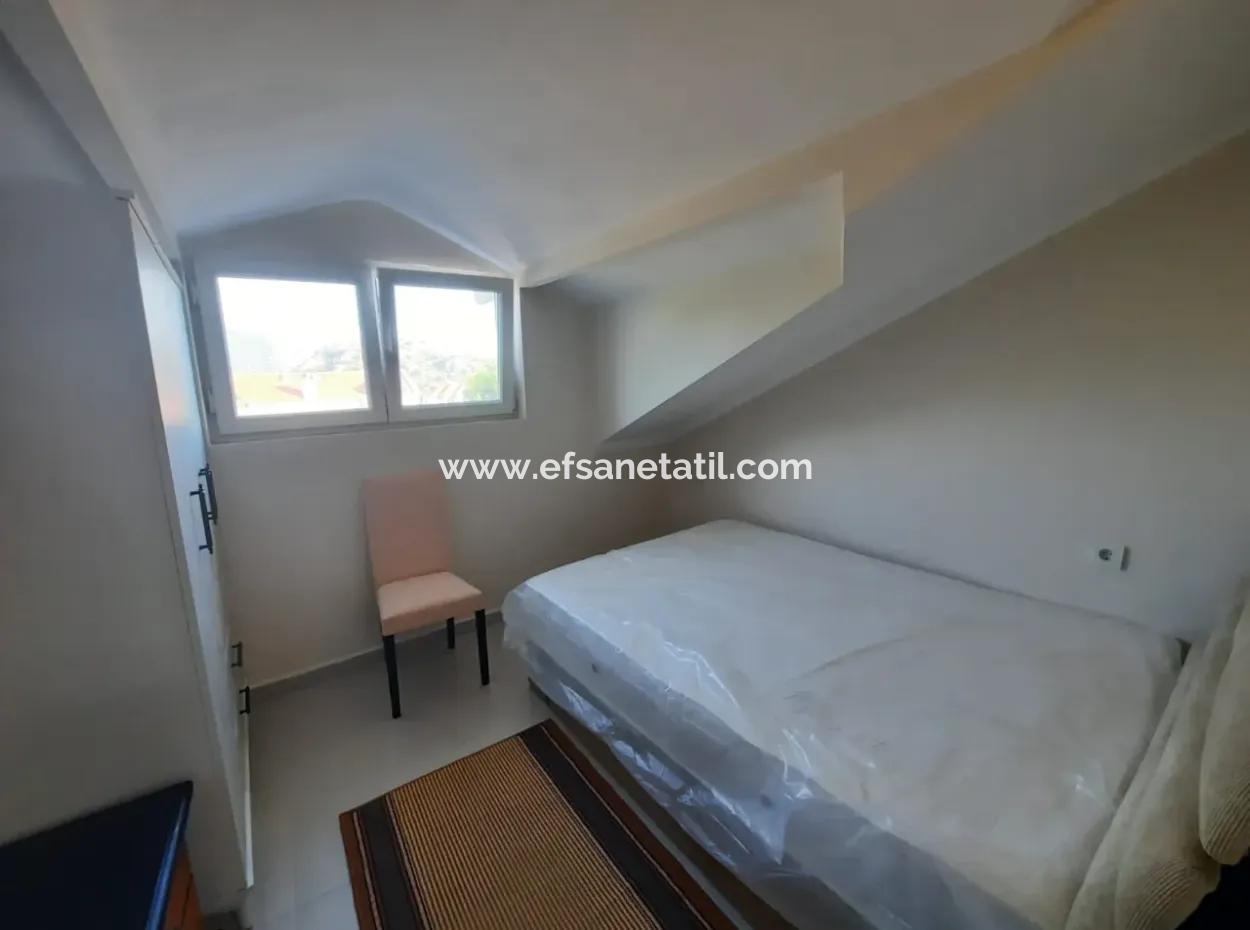 Muğla Dalyan Merkezde Çatı Katı Eşyalı 1+1 Daire Kiralık