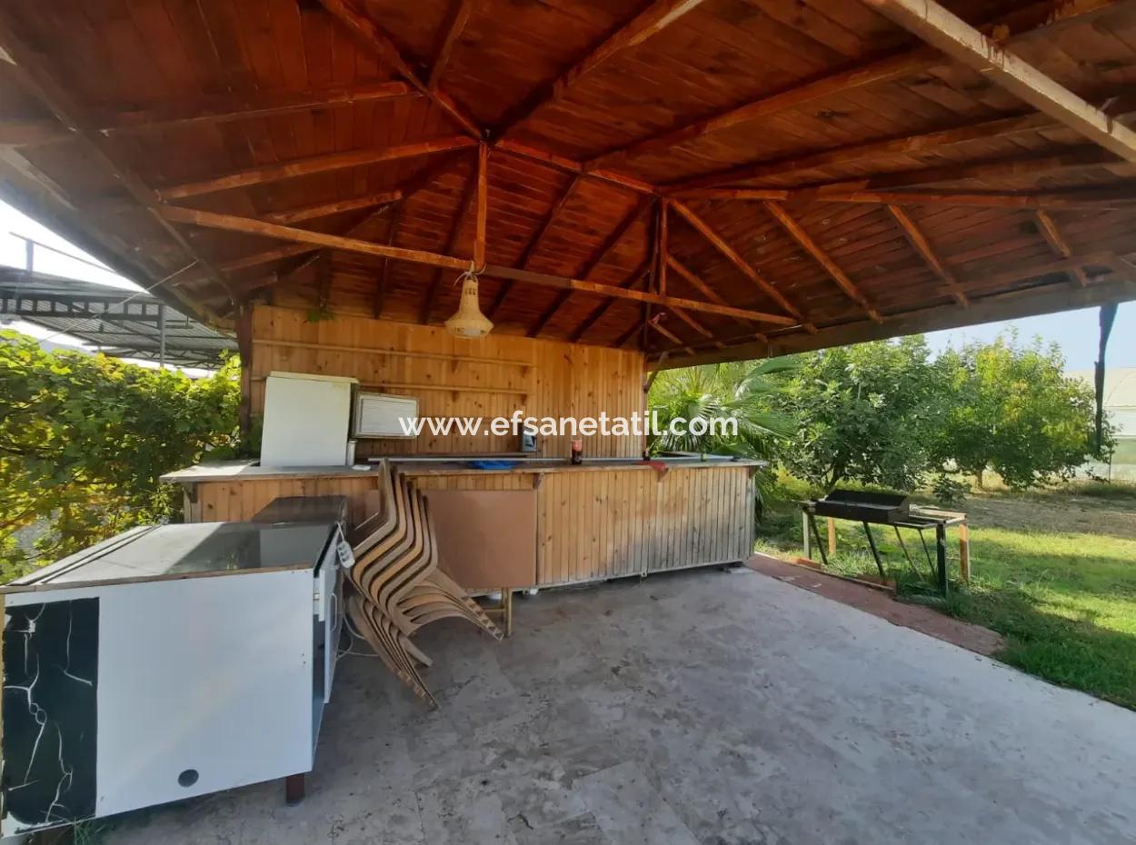 Ortaca Okçularda 1.350M2 Arazide 500 M2 Kullanım Alanı Olan  Yüzme Havuzu Apart Otel Kiralık