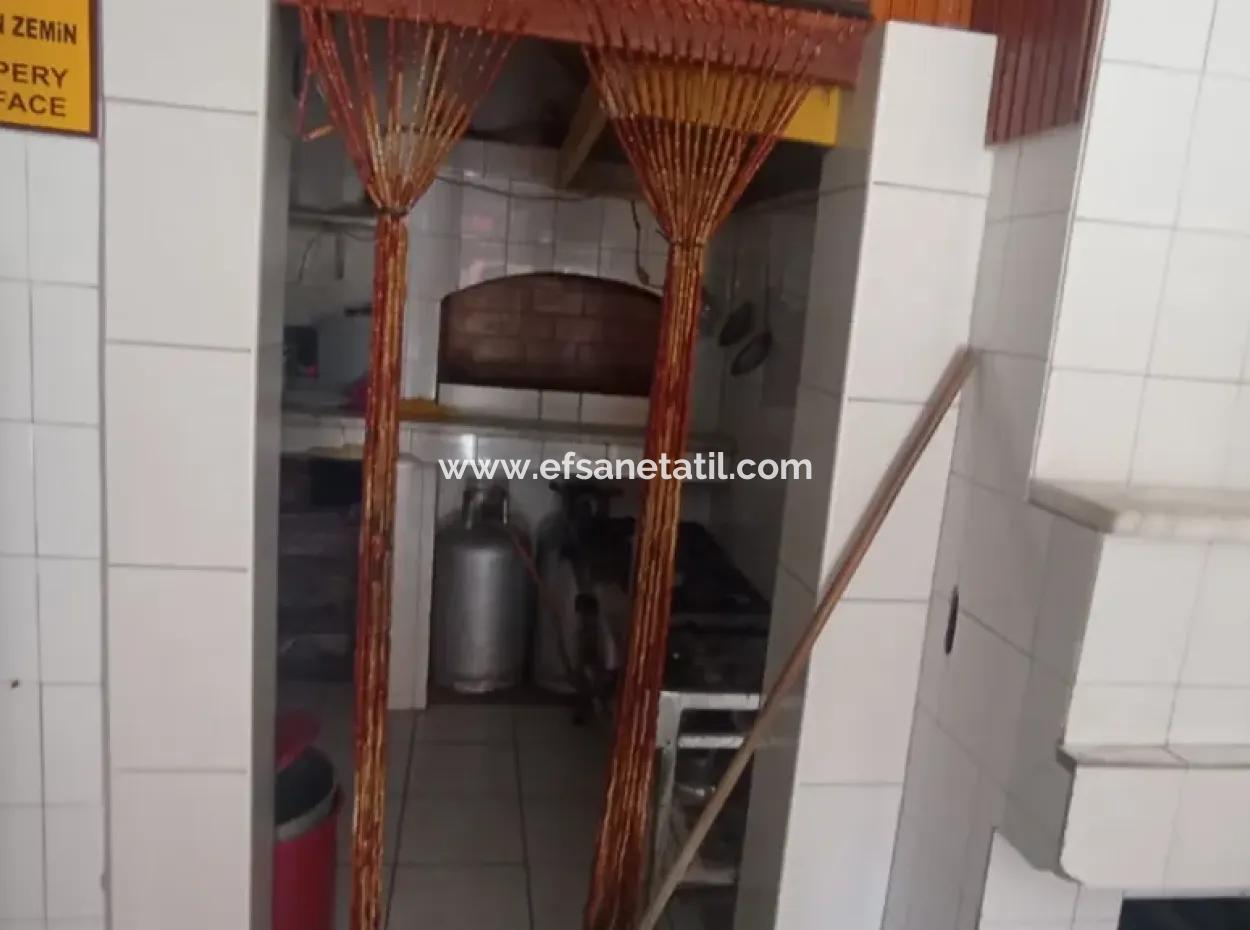 Dalyan Merkezde Kapı Müşterisi Hazır,  Pide  Pizza  Restoran Devren Kiralık