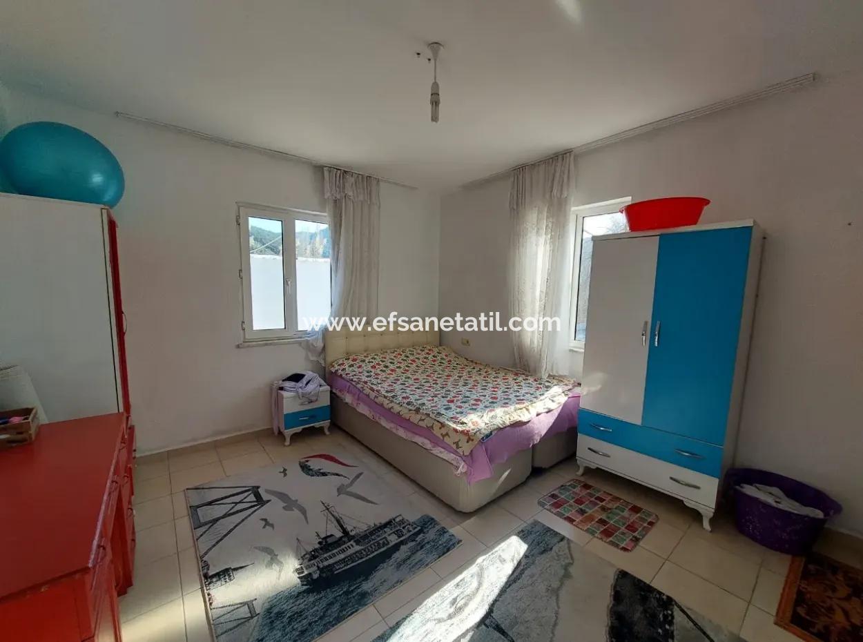 Ortaca Okçularda 700M2 Arazide, 100 M2 2+1 Müstakil Eşyasız Ev Kiralık