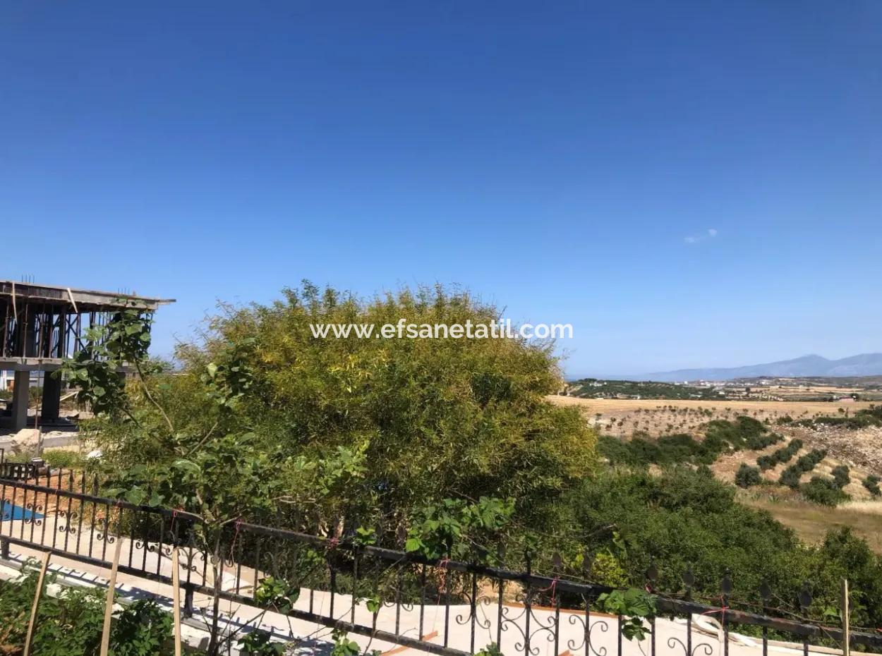 Didim Hisarda, 220 M2, 3+1 Deniz Manzaralı Dubleks Satılık Veya Arazi İle Takas