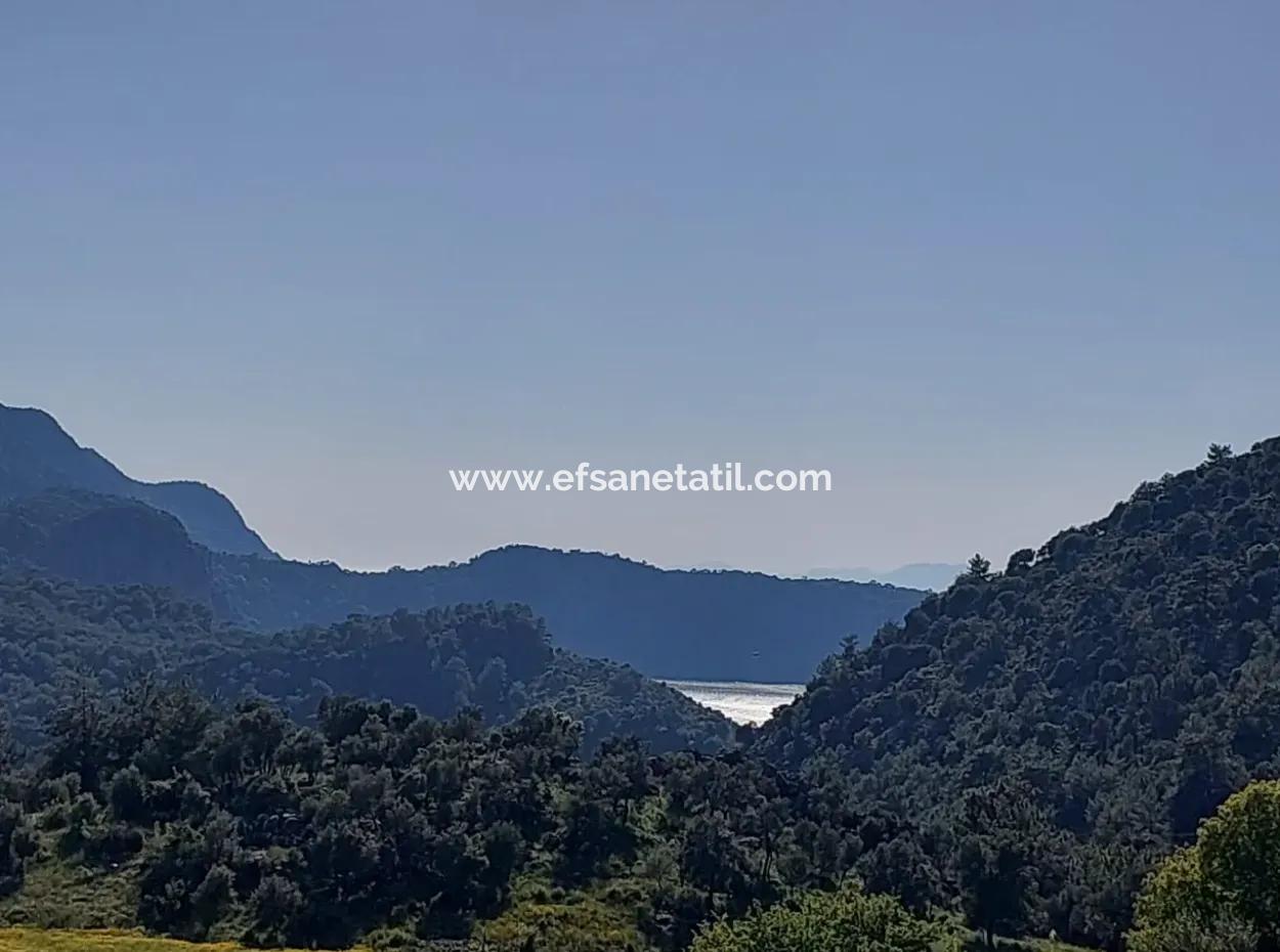 Ortaca Gökbelde Göl Manzaralı Sıfır 1+1 Kiralık Eşyalı Daire