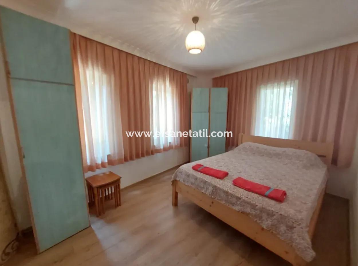 Mugla Dalyanda Yüzme Havuzlu 70M2, 2 + 1, Eşyalı Giriş Kat Daire Satılık