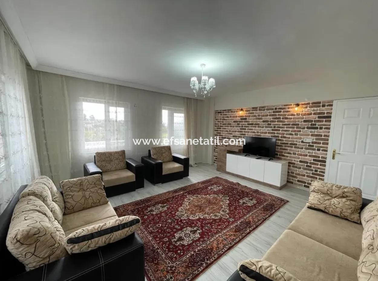 Mugla Ortaca Dikmekavakta Geniş Ferah 130 M2  3+1 Eşyalı Daire Kiralık
